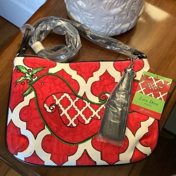 Brighton Handbags - NWT ❤️ Limited Edition Brighton “Love Dove” Crossbody Pouch ❤️🕊️🥰